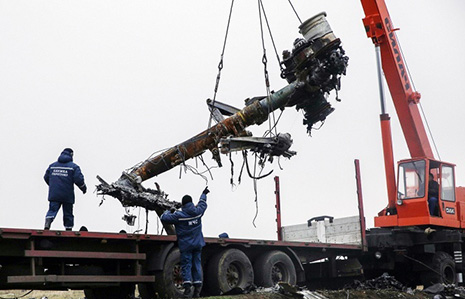 Transportation of Boeing wreckage from Donetsk region due Nov 23