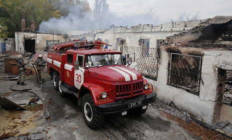 OSCE confirms Luhansk was shelled with cluster munitions