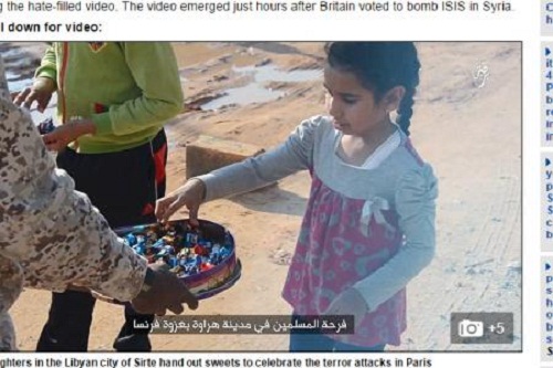 Daech offre des bonbons aux enfants