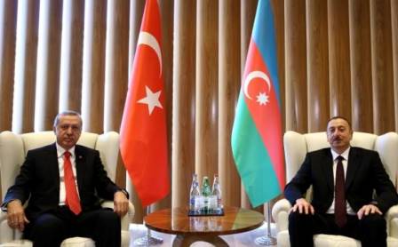 Əliyevlə Ərdoğan görüşdü