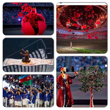 Opening ceremony of European Games magnificent 