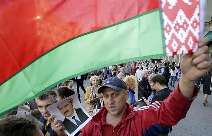 Belarusian opposition rallies in Minsk against unfair parliamentary elections