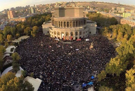 Beyond the Barricades at Yerevan Demonstration Site; the Aftermath of Violent Protest Dispersal