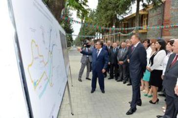 President Ilham Aliyev attends ceremony to pump drinking water to Zagatala