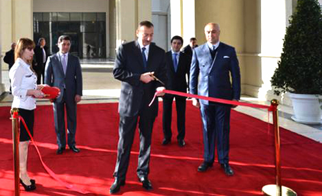 President Ilham Aliyev inaugurates "Rixos Guba Azerbaijan" hotel - PHOTO