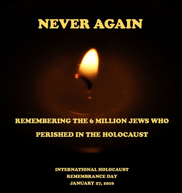 Le Monde célébre la Journée de la mémoire de l`Holocauste Le Monde célébre la Journée de la mémoire de l`Holocauste