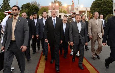 President Ilham Aliyev ends Iran visit 