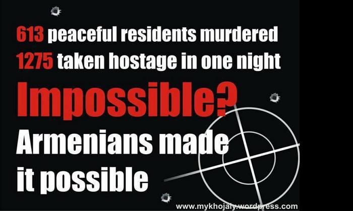 Demand Justice for Khojaly: Azerbaijan declares 39 people arrested in absentia over Khojaly genocide