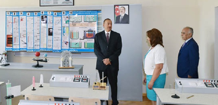 President Ilham Aliyev visits Technical and Humanitarian Lyceum