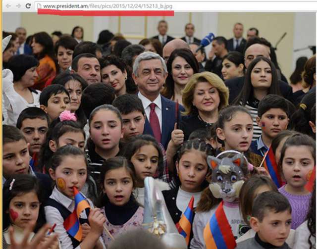 Sarkisyan qəmgin uşaqları özünə yaraşdırmadı - FOTOFAKT