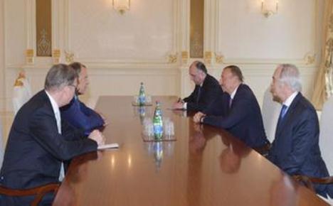 President Ilham Aliyev receives Russian FM Sergei Lavrov