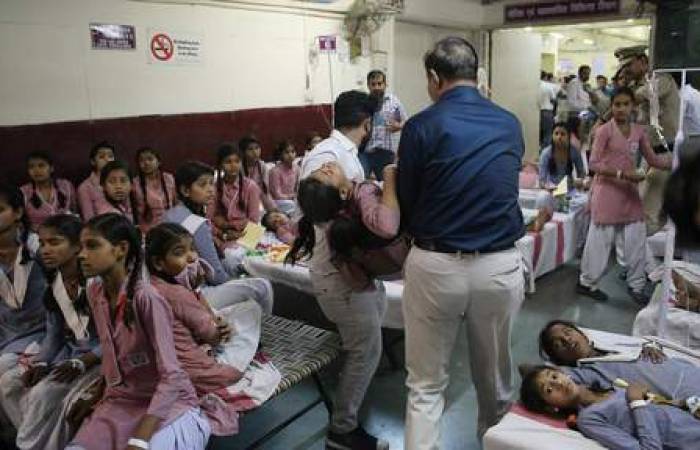 200 élèves à l'hôpital après une fuite de produits chimiques à New Delhi
