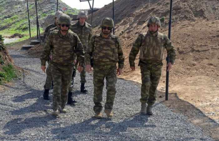 Azerbaijan’s military leadership visits frontline - PHOTOS