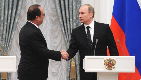 Poutine et Hollande discutent du Karabakh