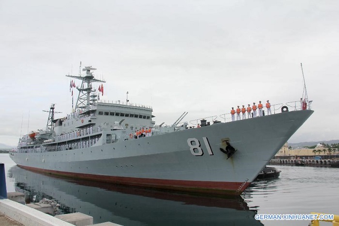 „Zhenghe“ von der chinesischen Marine erreicht Hawaii