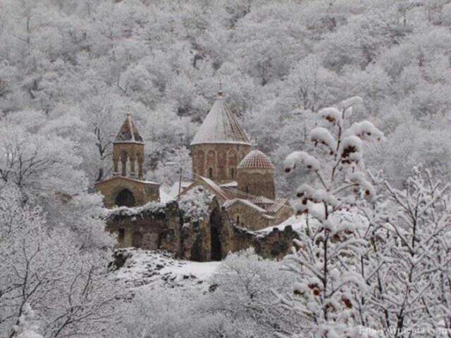 Snow fall in Armenian-occupied Kalbajar - PHOTO, No Comment