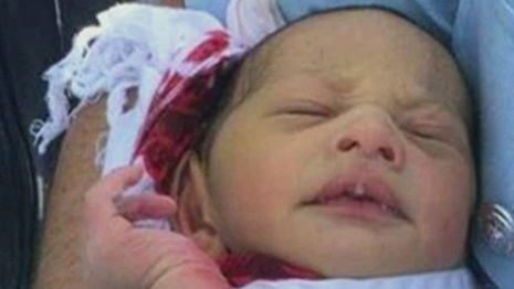 Baby saved after five days in drain