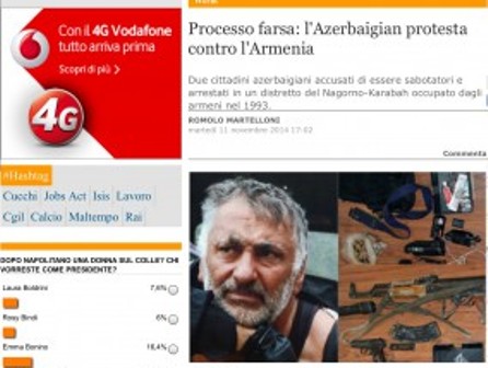 Kəlbəcər girovları İtaliya mətbuatında - FOTOLAR