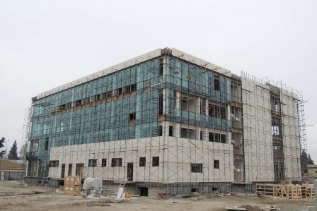 Bərdədə “Asan xidmət” mərkəzi tikilir - FOTO