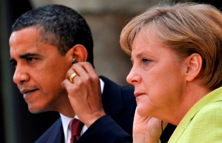 ABŞ Merkelin danışıqlarını dinləyirmiş - Skandal