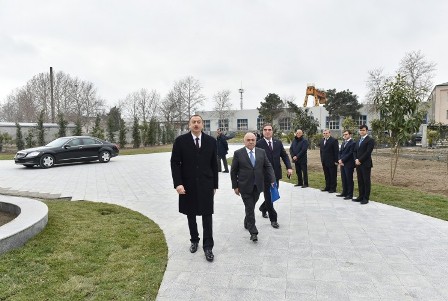 Prezidentin Mingəçevir səfəri - FOTOLAR