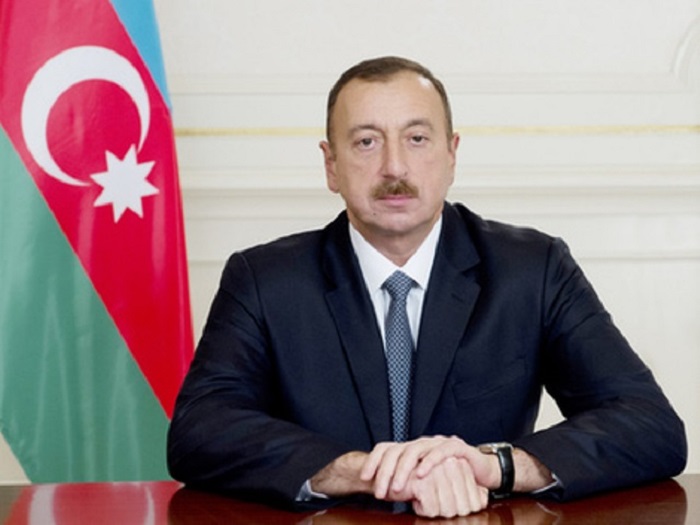 Ilham Aliyev empfing den Präsidenten von Lettland