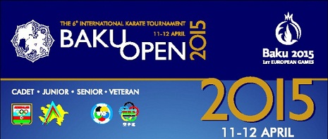 Baku Open 2015 International karate tournament kicks off 