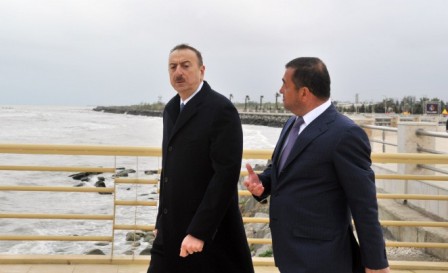 İlham Əliyevin Astara səfərindən FOTOLAR