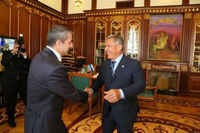 Chief of Azerbaijan`s border service meets acting president of Tatarstan