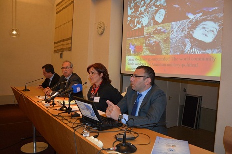 Conference highlighting Armenians` genocide acts against Azerbaijanis held at Swedish Parliament