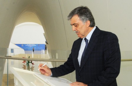 Abdulla Gül Heydər Əliyev Mərkəzində - FOTOLAR