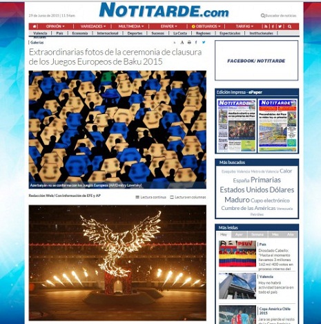 Spanish media highlights first European Games closing ceremony