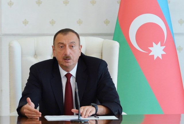 La réunion s’est tenue sous la présidence du président Ilham Aliyev