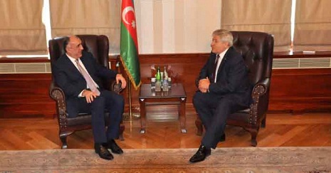 FM Mammadyarov meets outgoing Belarus Ambassador