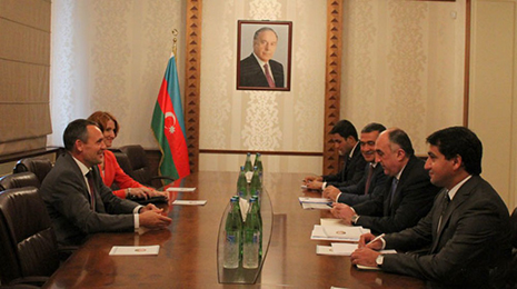 Latvian Ambassador presents his credentials to Azerbaijani FM