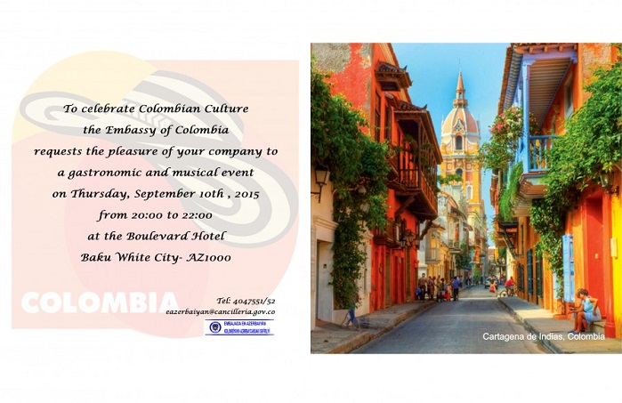 Colombian culture to be presented in Azerbaijan