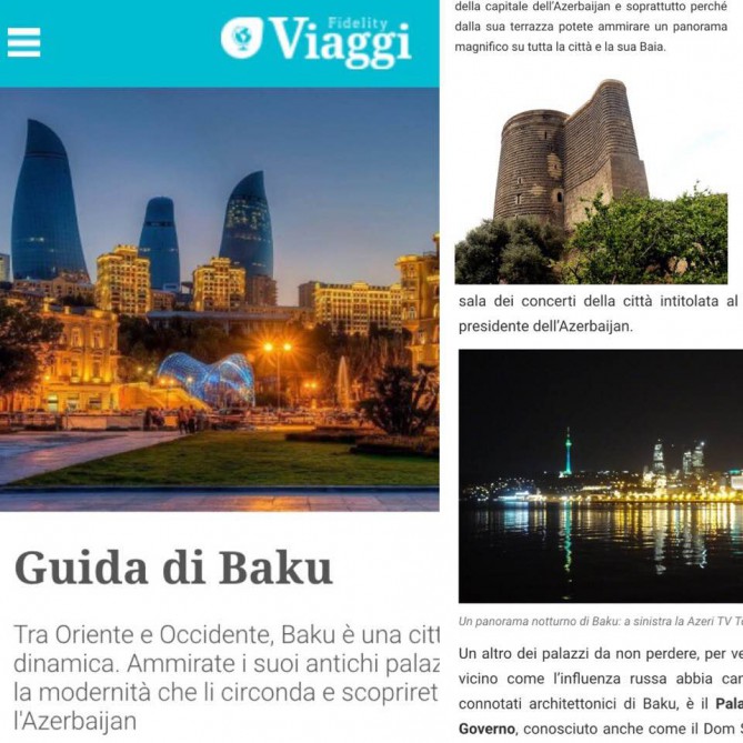 "Fidelity house" highlights tourism potential of Baku