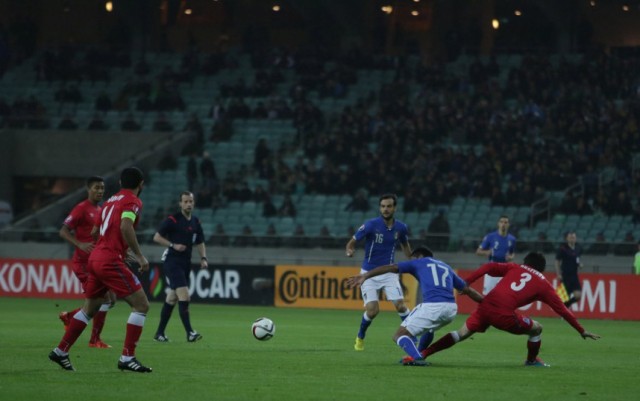 Euro 2016 qualifying: Azerbaijan 1 - 3 Italy
