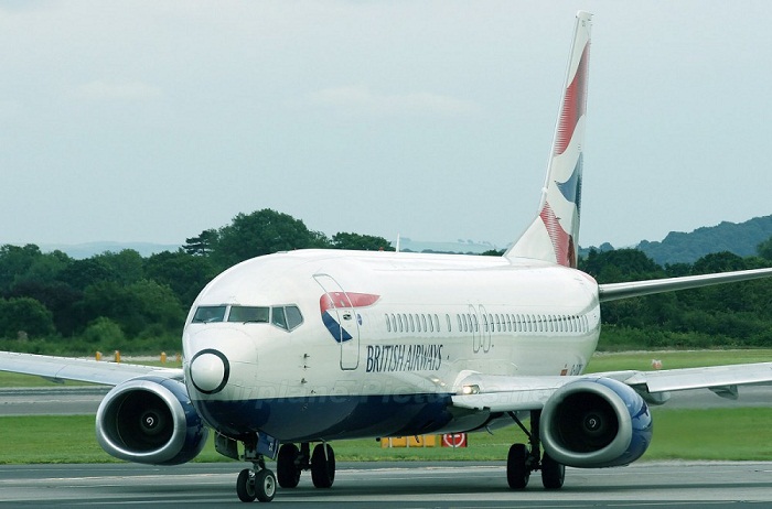 British Airways Comair plane crash lands at Johannesburg OR Tambo International Airport