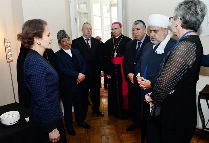 Heads of religious confessions sign book of condolences at French Embassy