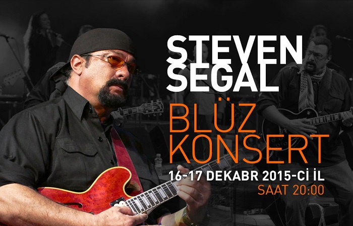 Hollywoodstar Steven Seagal gibt in Baku ein Konzert