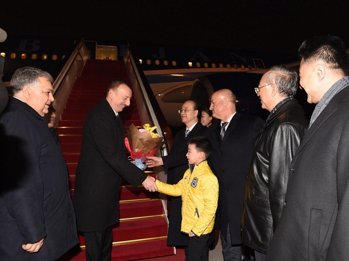 Ilham Aliyev est en visite à Pékin