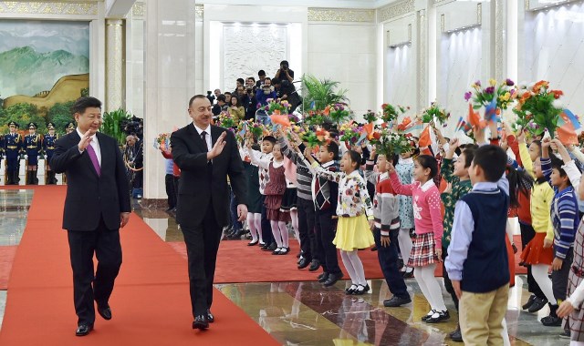 Official welcoming ceremony held in Beijing for Azerbaijani president - PHOTOS, VIDEO