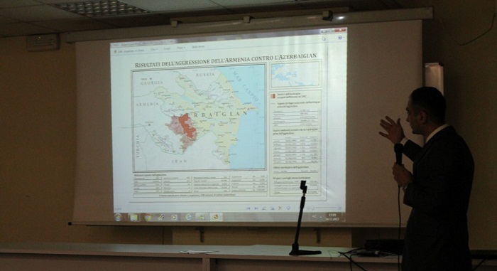 Italian students informed about Nagorno-Karabakh conflict