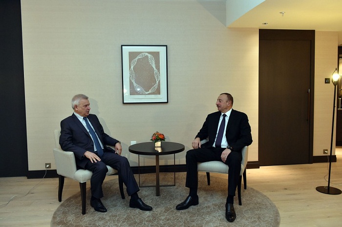President Ilham Aliyev met with LUKOIL president