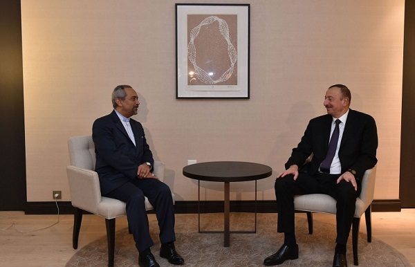 Entretien du président azerbaïdjanais Ilham Aliyev avec le directeur du bureau du président iranien