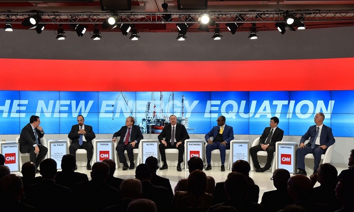 President Aliyev attended "The New Energy Equation" session of Davos Forum - PHOTOS