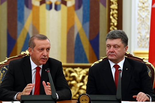 Erdogan réaffirme son soutien à l`intégrité territoriale de l`Ukraine, y compris la Crimée