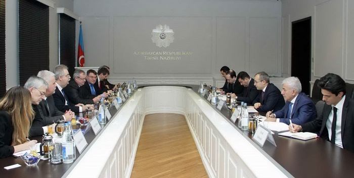 Azerbaijan`s Minister of Education meets Hungarian delegation