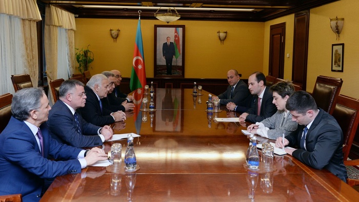 Azerbaijan`s Parliament Speaker meets Georgian FM